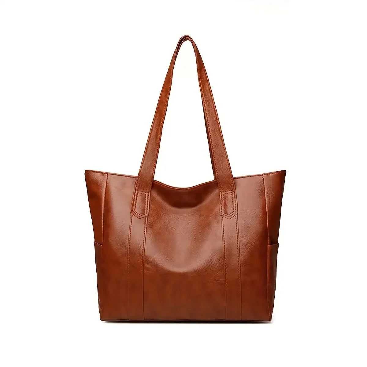 Bolso de mano grande Vintage con capacidad de 2025, bolso informal de hombro vegano Retro para mujer para ir al trabajo