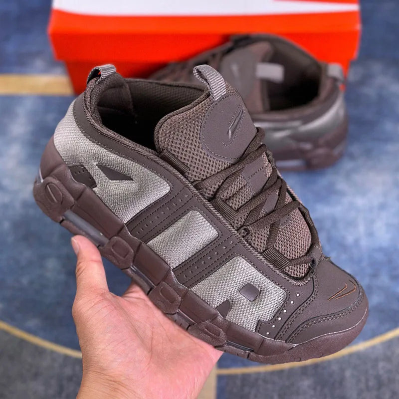 Zapatillas de Baloncesto de Cuero Genuino con Amortiguación, Calzado Deportivo de Suela Gruesa con Aumento de Altura, Unisex, Casual y Versátil para Correr