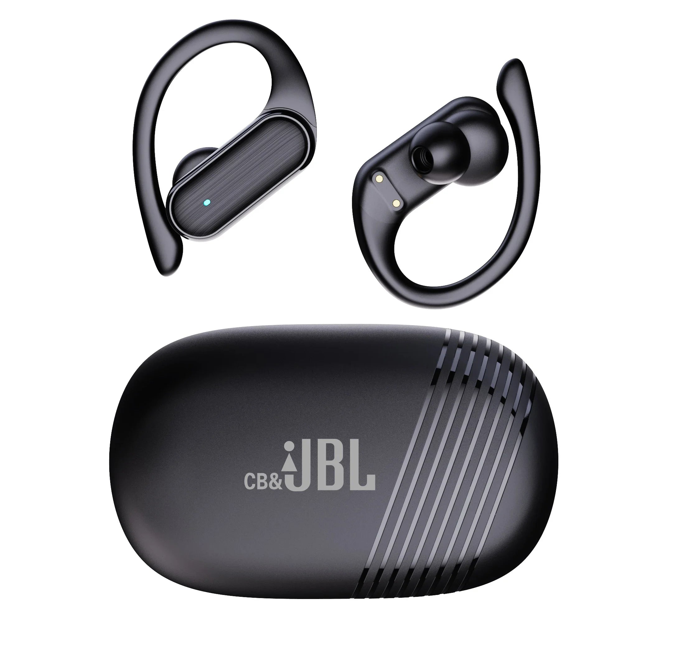 Para CB & JBL Bluetooth TWS auriculares inalámbricos A520 Auricles auriculares ganchos para las orejas juego auriculares deportivos Control táctil auriculares con micrófono