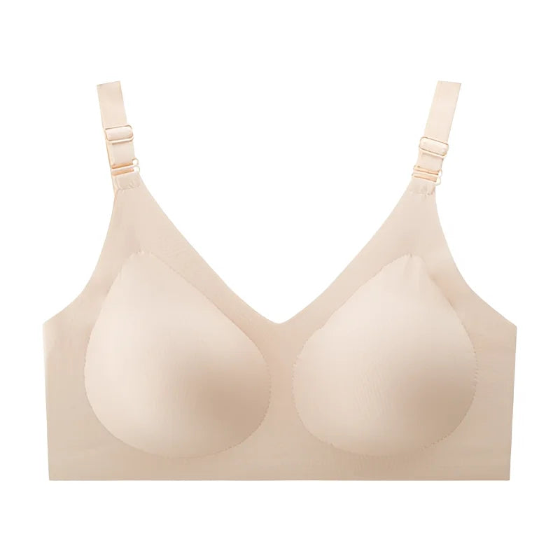 Sujetadores sin costuras para mujer, estilo fino, suaves, para lactancia, ropa interior cómoda, lencería con soporte, tallas grandes