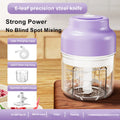 Máquina eléctrica de puré de ajo, Mini prensa de ajo inalámbrica, máquina automática de agitación y pelado, extractor de ajo de cocina