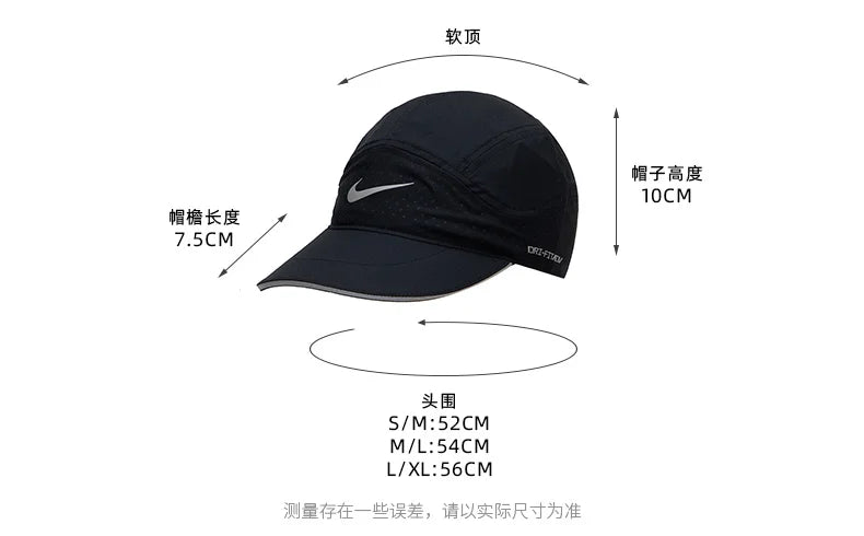 Gorras Nike para Hombre y Mujer, Gorras Deportivas para Parejas, Gorras de Béisbol, Gorras para el Sol, Gorras Casuales