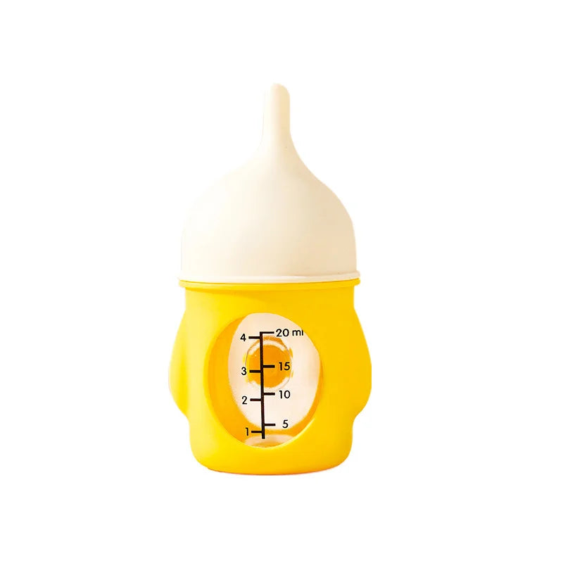 Nueva botella de leche para mascotas, gato, perro, biónico, antiasfixia, cachorro recién nacido, gato, botella de silicona, leche potable, ver escala