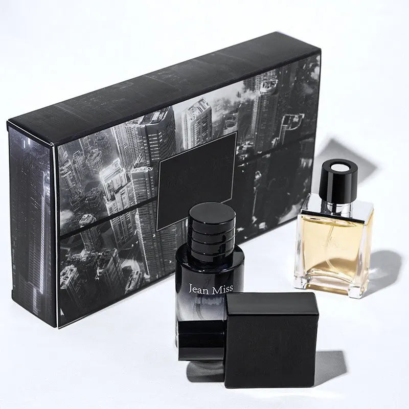 Juego de 3 piezas, caja de regalo en spray eau de Toilette para hombre, fragancia duradera, 3 sabores diferentes, perfecta para regalos navideños, fechas, víspera