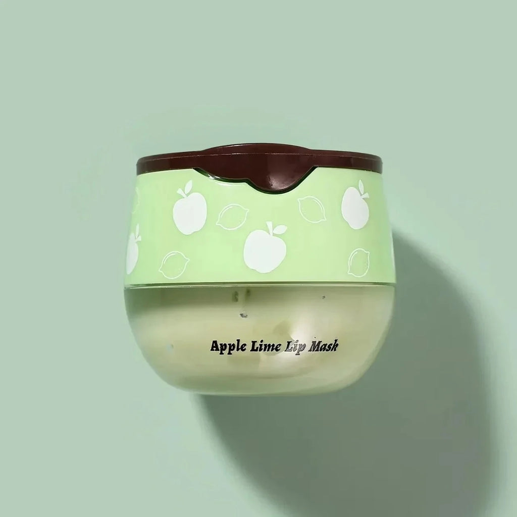 Mascarilla para dormir de labios, 5,5g, mantenimiento del sueño nocturno, brillo de labios hidratante, crema blanqueadora, cuidado nutritivo de los labios, miel de fresa