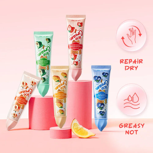 5 unids/set SADOER helado de frutas crema de manos hidratante nutritivo brillo cremas de manos hidratantes productos para el cuidado de la piel