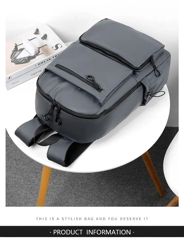 Mochila para ordenador de 14 pulgadas, mochila sencilla y duradera de gran capacidad para hombre, mochila de viaje ligera para hombre, mochila escolar para estudiantes