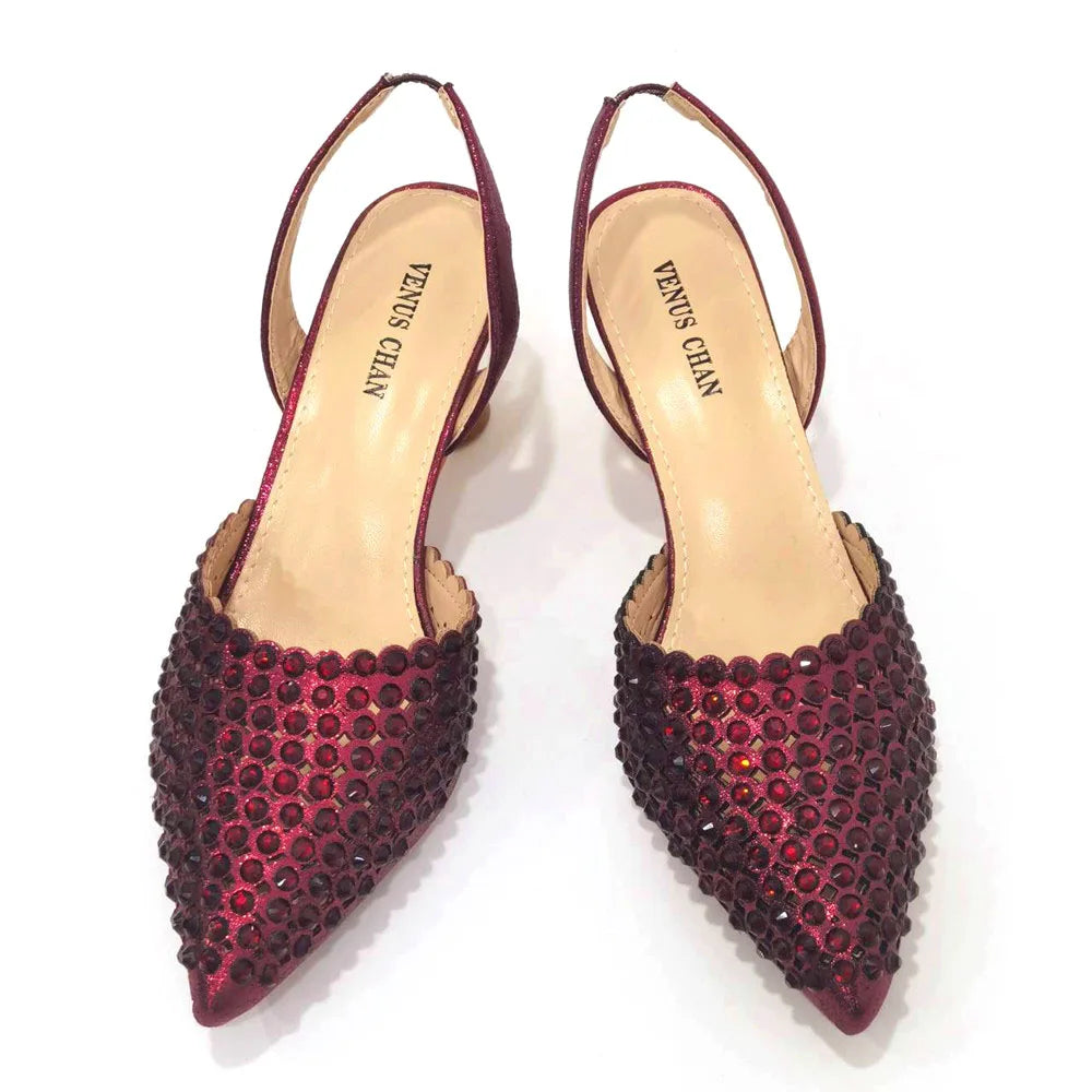 Sandalias con fondo de Muffin decoradas con cuentas para mujer, zapatos y bolso cómodos y versátiles, elegantes, a la moda, verano, 2023
