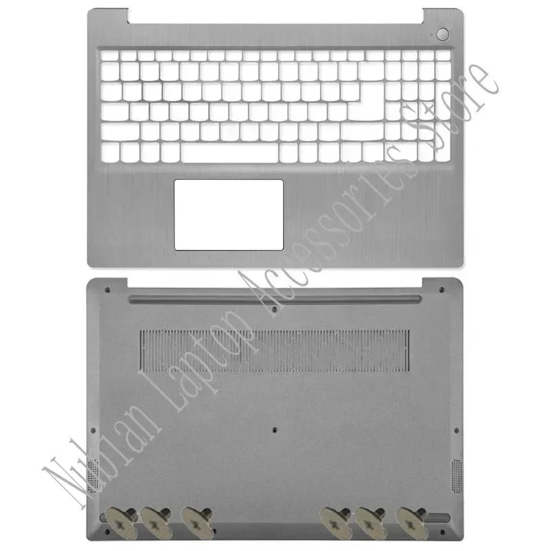 Nuevo para IdeaPad 3 15ADA6 15ITL6 15ALC6 2021: Cubierta trasera LCD, bisel frontal, reposamanos, carcasa inferior, teclado y bisagras para portátil