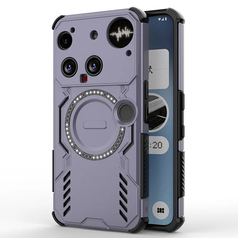 Funda de disipación de calor para Nothing Phone 3 3a Lite 4a Pro, protección de lente, carga inalámbrica magnética, carcasa trasera, Funda Coque