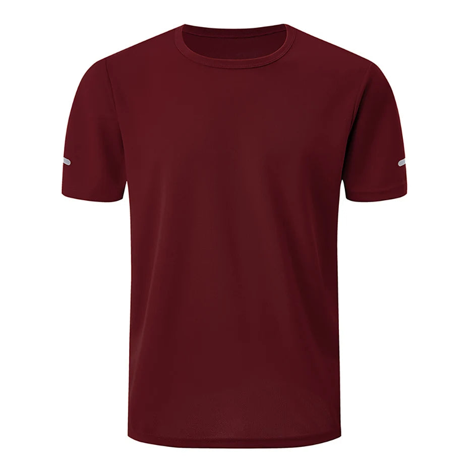 1/4 Uds. Camiseta deportiva de secado rápido de verano para hombre, camiseta holgada y cómoda de manga corta estampada a la moda para adolescentes, camiseta Joker para correr y Fitness