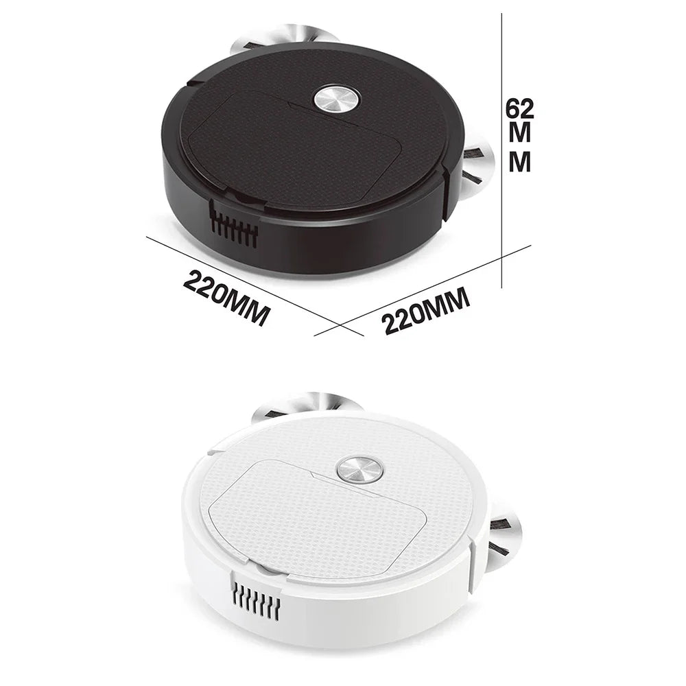 NUEVO Robot de Limpieza Inteligente 3 en 1, Mini Aspiradora Inalámbrica para el Hogar, Robots de Barrido para Uso Doméstico