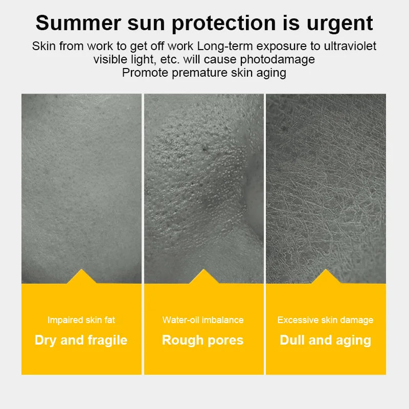 Protector solar SPF50 + protector solar para el cuerpo Facial crema solar blanqueadora bloqueador solar crema protectora de la piel antienvejecimiento hidratación con control de aceite