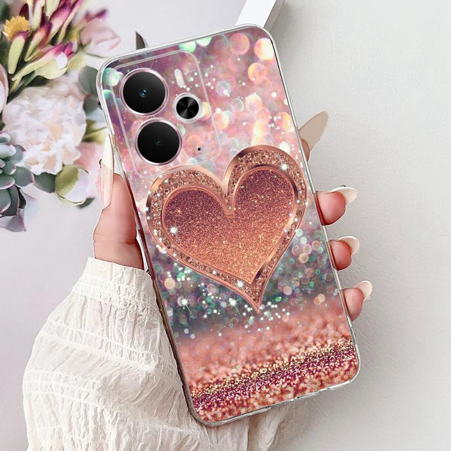 For Realme 14 5G Case Realme 14T RMX5078 New Luxury Painted Cover Soft Slim Phone Case For Realme 14X Realme14 T 5G Fundas Coque