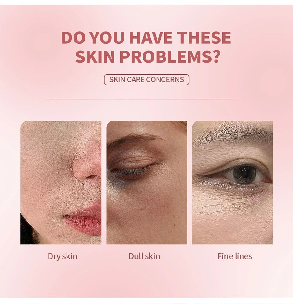 Mascarilla Facial Nocturna de Colágeno, Exfoliante, Hidratante, Reduce las Líneas Finas, la Sequedad, Hidratación, Iluminadora, Cuidado de la Piel Coreano