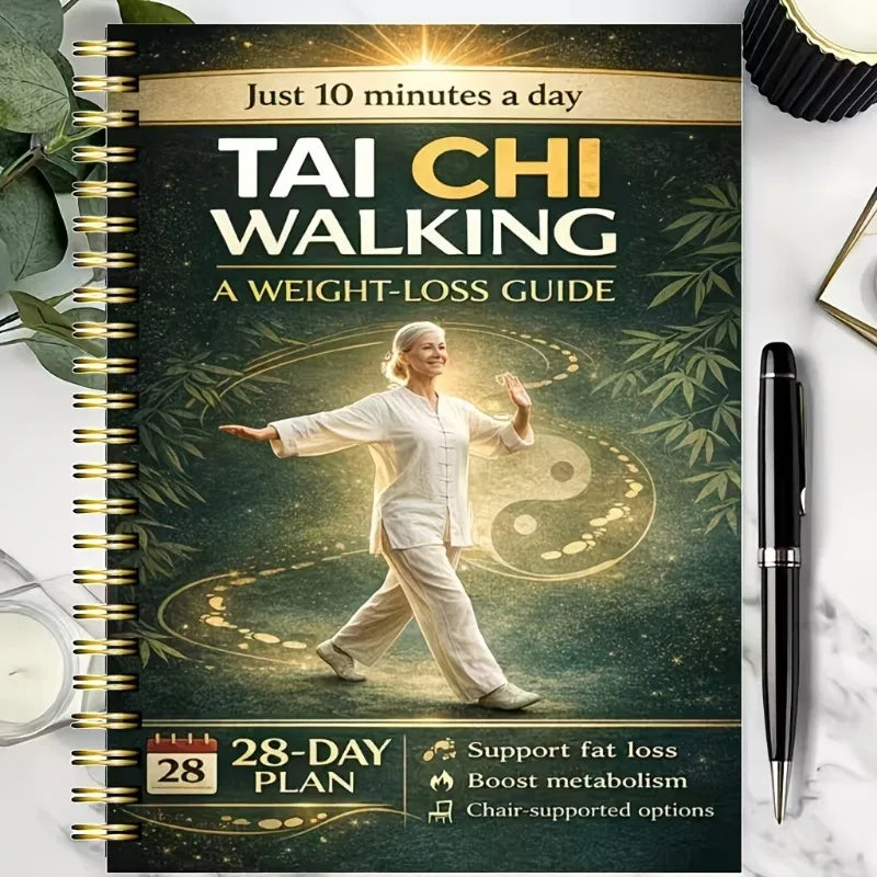 El plan de caminatas de Tai Chi de 28 días de la revista Tai Chi para Personas Mayores es la guía básica del yoga y el Kung Fu de China.