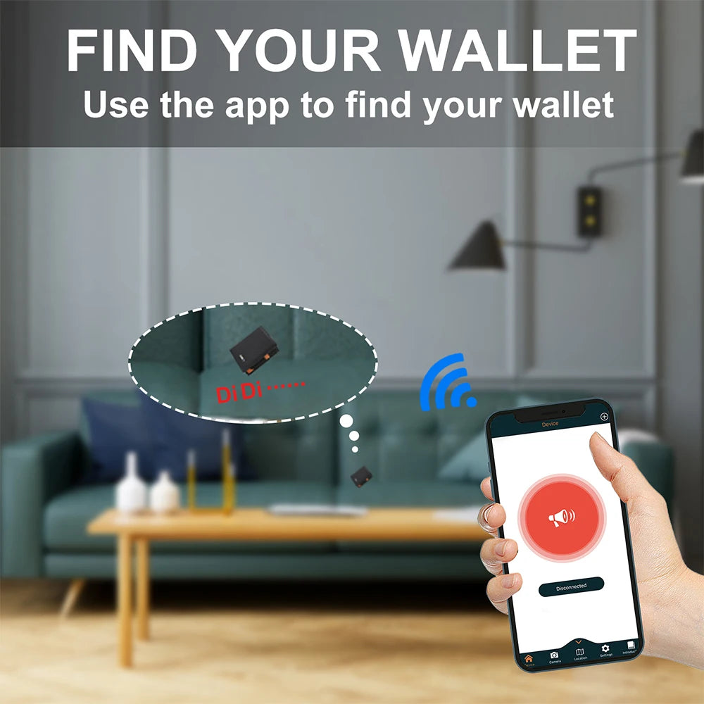 Cartera rastreador tarjeta tarjeta Android etiqueta de aire rastreador cartera rastreador Gps para hombres regalo del Día del Padre con caja de regalo regalo del Día de la Madre 2025