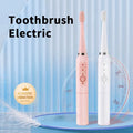 Jianpai-cepillo de dientes eléctrico para hombres y mujeres adultos, cepillo de dientes eléctrico sónico, no recargable, piel suave, totalmente automático, impermeable, Coupl