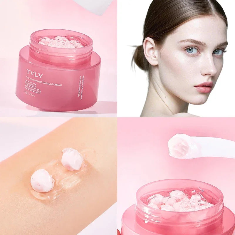 Marca Vc cápsula crema para arrugas nuevo colágeno hidratación profunda reafirmante brillo piel Facial delicada crema suave