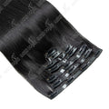 Human Hair Invisible PU Clip In Extensions Injected PU Tape Weft 7Pcs/set 12-24inch 100G 120G Clip On Hair Comfortable Wear