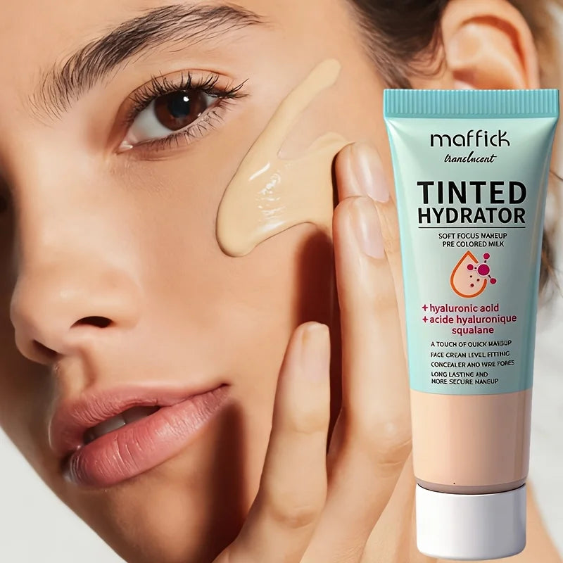 Prebase con Color, Suaviza la Piel, Disimula Poros y Líneas Finas, Resistente al Agua y al Sudor, Ligera, Aspecto Natural