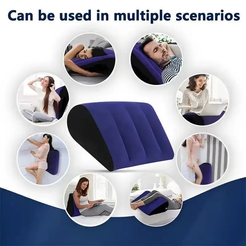Nuevos juguetes de almohada inflable, cojín mágico, cojín relajante, cilindro triangular, cuña, regalo de corazón, regalos para parejas
