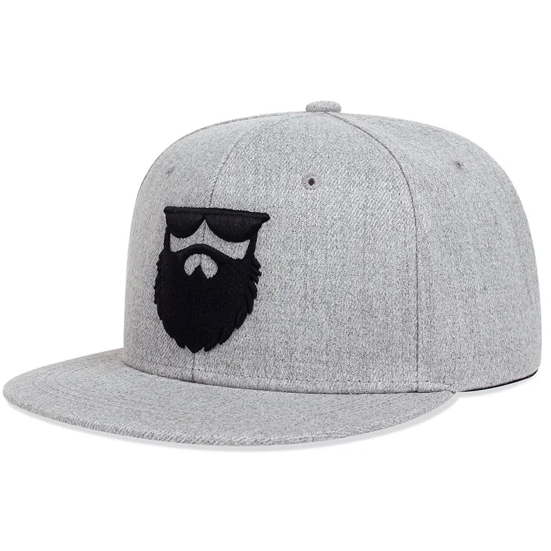 Moda hombres mujeres algodón Snapback sombrero Hip Hop gorra de béisbol barba viejo hombres bordado gorras de camionero ajustable ocio al aire libre sombreros