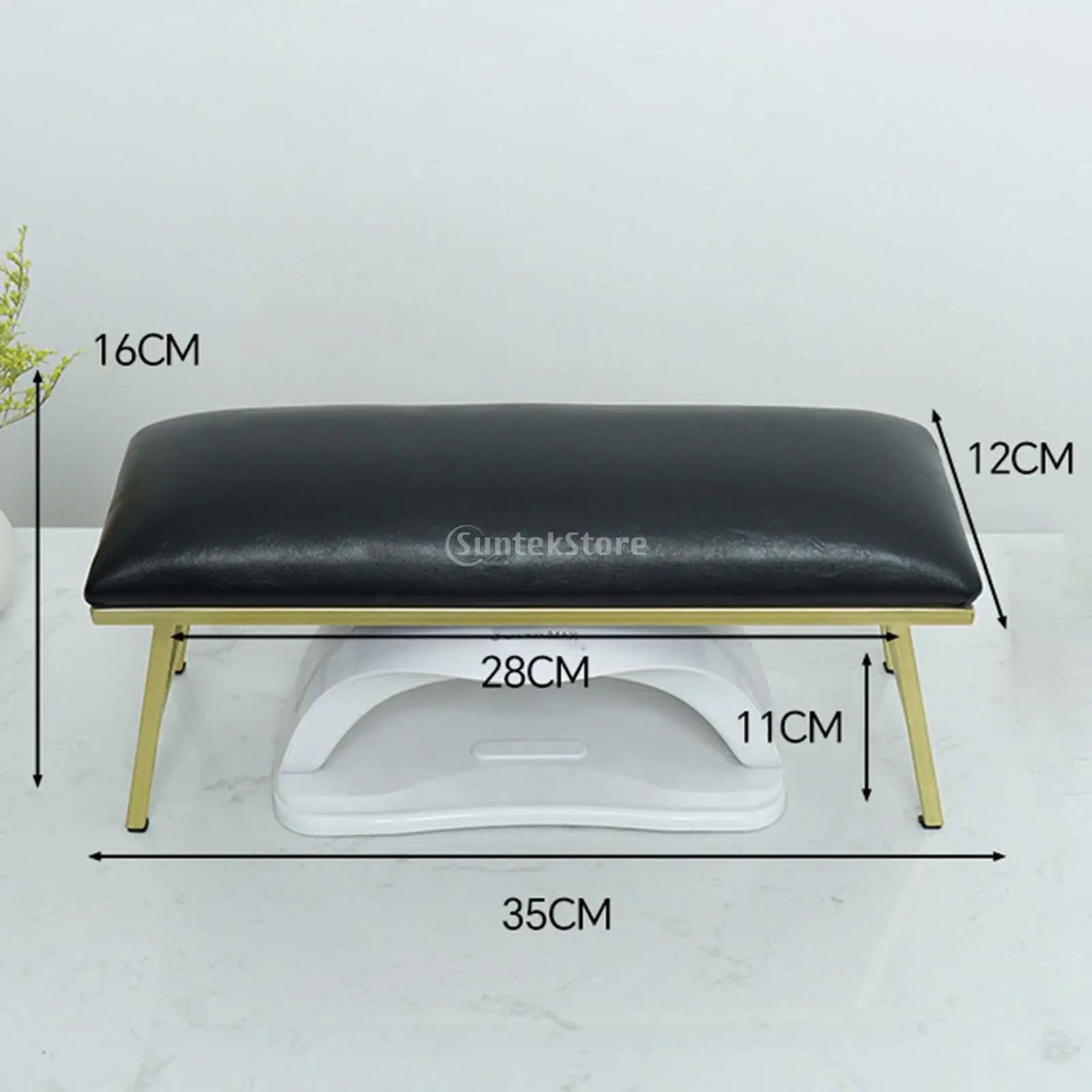 Reposabrazos para uñas, soporte de escritorio para mesa de uñas, estación de escritorio, cojín para reposabrazos resistente para salón en casa, arte de uñas, técnico de uñas para principiantes