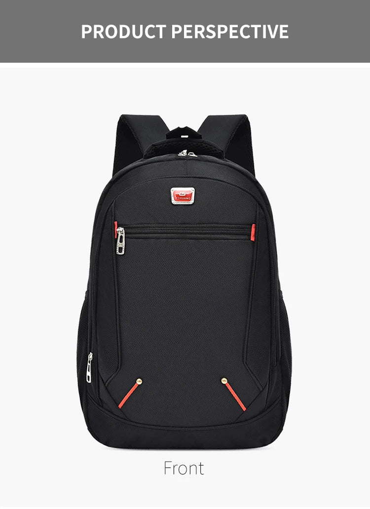 Mochila de Estilo Moderno para Hombre, Mochila Casual de Gran Capacidad, Bolsa de Viaje Multifuncional para Computadora, Mochila Escolar Mediana a Grande