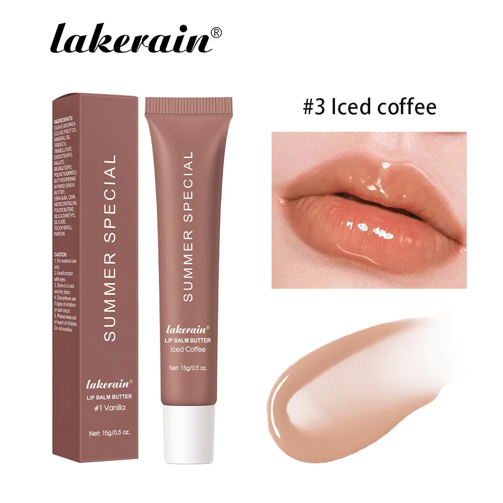 Bálsamo labial hidratante de verano, bálsamo labial hidratante para mantequilla, cuidado diario, bálsamo labial, maquillaje de aceite labial