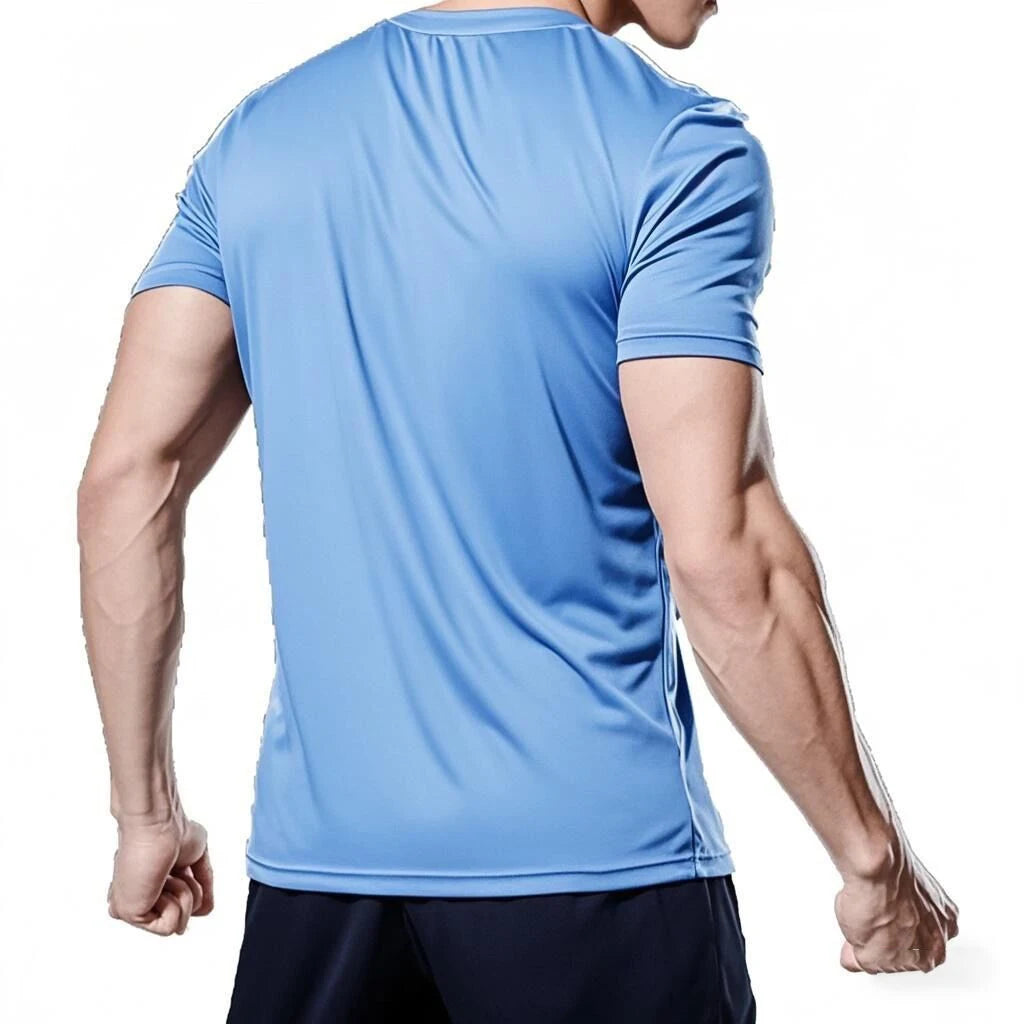 Camiseta para correr para hombre, camisetas deportivas de verano, camiseta, ropa de fútbol para hombre, camiseta de secado rápido, camiseta de entrenamiento para gimnasio y Fitness para hombre