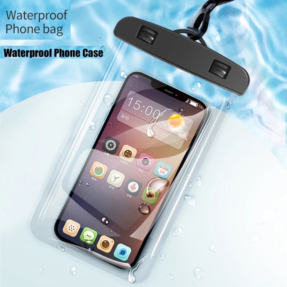 Funda impermeable para teléfono, bolsa protectora Universal para teléfono subacuático, funda protectora para iPhone 11 12 13 14 15 16 Pro