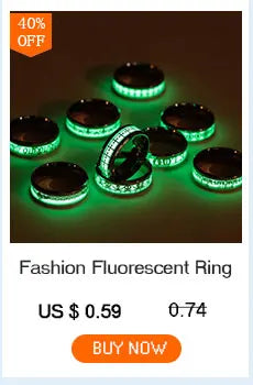 SMJEL, anillo luminoso de latido del corazón a la moda para mujeres y hombres, anillos fluorescentes, anillo de pareja de acero inoxidable que brilla en la oscuridad, regalo de joyería