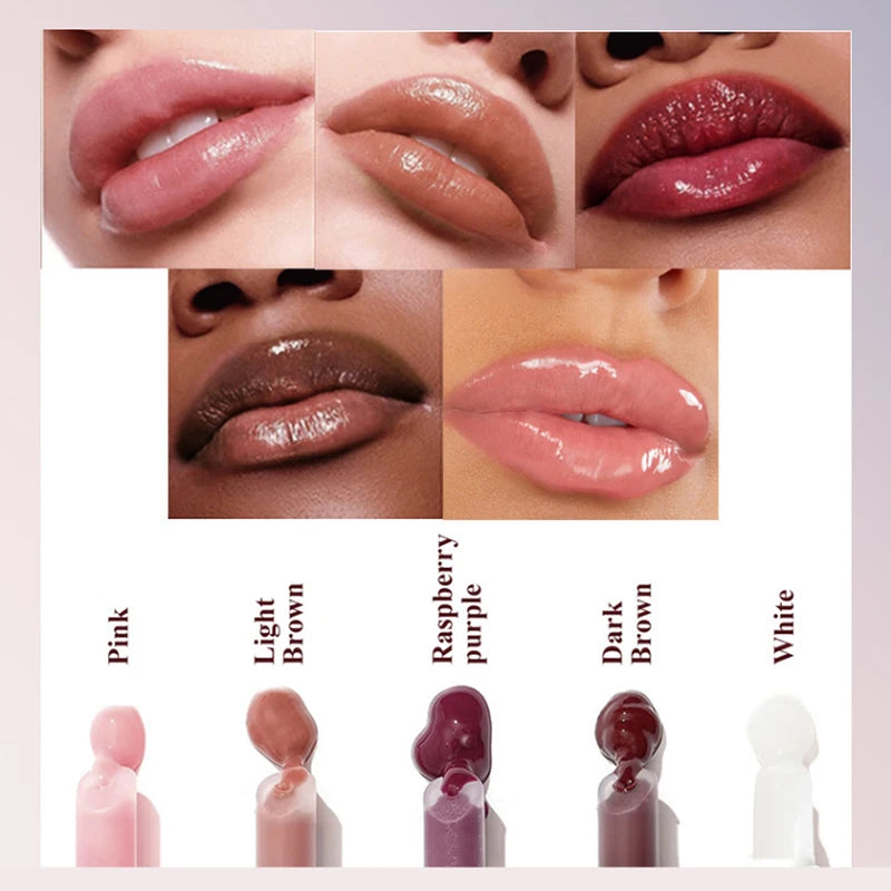 Bálsamo labial hidratante, espejo, brillo de labios, vainilla, menta, café helado, pastel, olor, lápiz labial, maquillaje de aceite de labios transparente