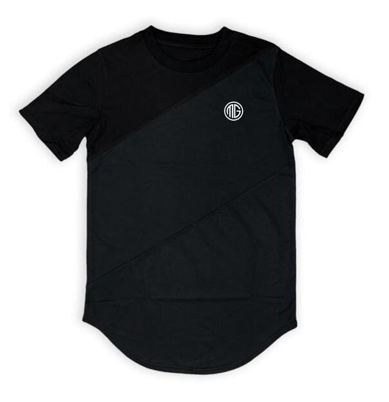 Camiseta musculosa para hombre, camisetas para gimnasio, culturismo, Fitness, Tops de algodón de retales, camiseta ajustada de malla, Camiseta deportiva de algodón de manga corta