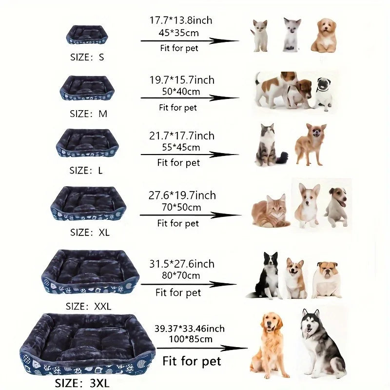 Cama para perros, cojín para sofá, suministros para mascotas de temporada, suministros suaves y cómodos, camas para gatos grandes, medianas y pequeñas para el hogar