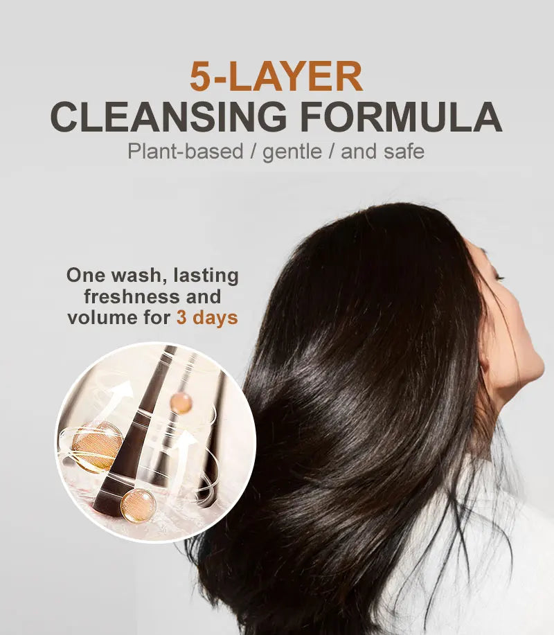 PURC-tratamiento para el cabello dañado, aceite de argán marroquí, aminoácido, queratina, suavizante, champú sin sulfato, acondicionador, juego de cabello para coche