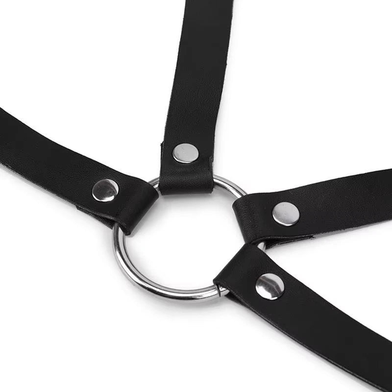 BDSM mujeres Sexy cuerpo pecho arnés cinturón Bondage Lencería cuero fetiche ropa Liga juguetes sexuales eróticos para parejas Strip Club P