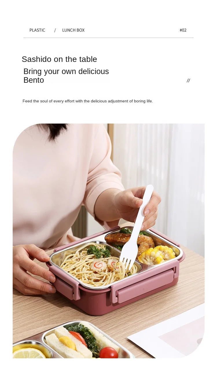 Fiambreras portátiles de 850ml para niños y adultos, caja Bento para sopa térmica, contenedor de almacenamiento de alimentos con calefacción aislada de acero inoxidable