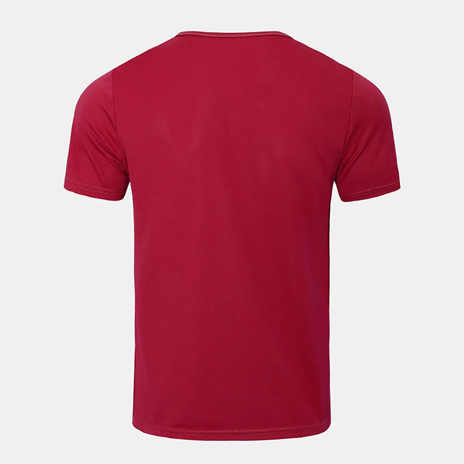 1/4 Uds. Camiseta deportiva de secado rápido de verano para hombre, camiseta holgada y cómoda de manga corta estampada a la moda para adolescentes, camiseta Joker para correr y Fitness