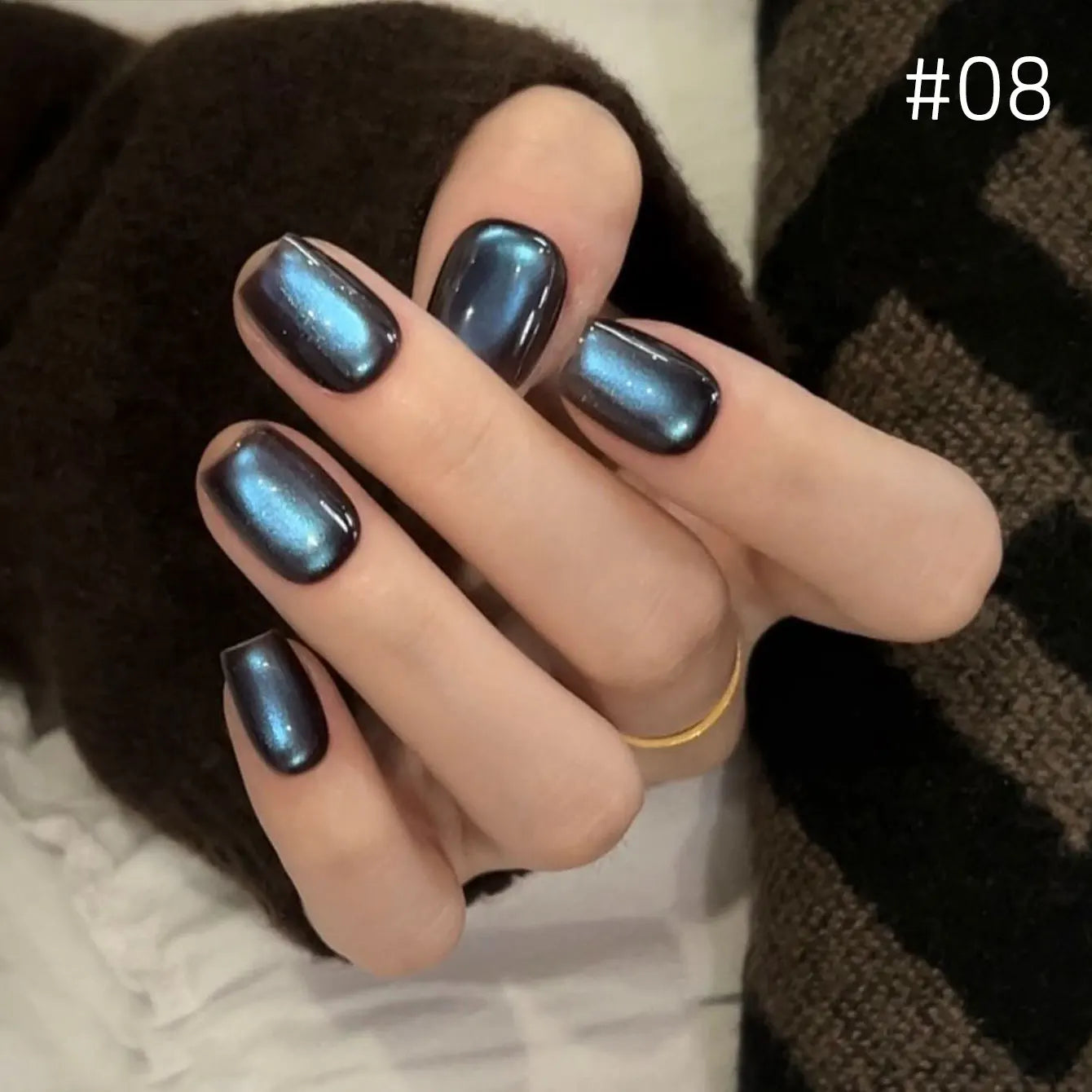 1-12 Uds. Esmalte de Uñas en Gel Magnético Ojo de Gato Marrón con Luz Azul, Larga Duración, Novedad 2026, Suministros para Uñas, Arte de Uñas, Venta Caliente