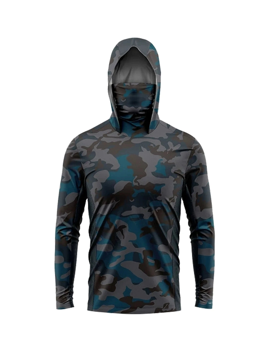Ropa de pesca de manga larga para exteriores, ropa UV para hombre, Tops con capucha, protector solar, camisa de pesca fina y seca, transpirable