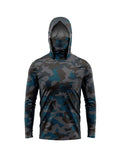 Ropa de pesca de manga larga para exteriores, ropa UV para hombre, Tops con capucha, protector solar, camisa de pesca fina y seca, transpirable