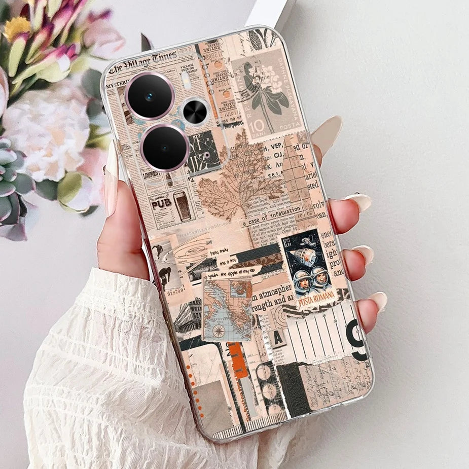For Realme 14 5G Case Realme 14T RMX5078 New Luxury Painted Cover Soft Slim Phone Case For Realme 14X Realme14 T 5G Fundas Coque