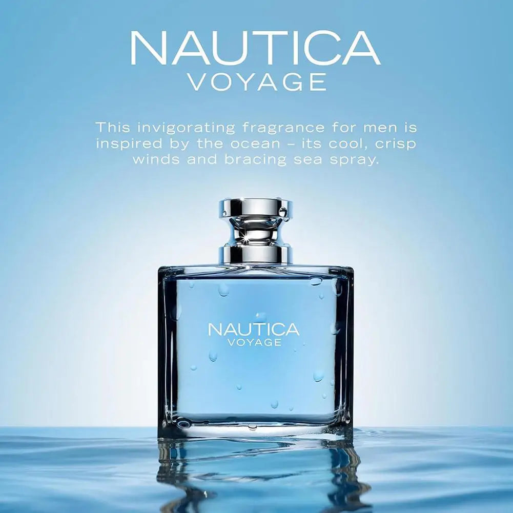 100ML Nautica Voyage Eau De Toilette Para Hombre, Aroma Frutal Fresco y Romántico Para Hombre, Perfume EDP Eau De Toilette Para Hombre