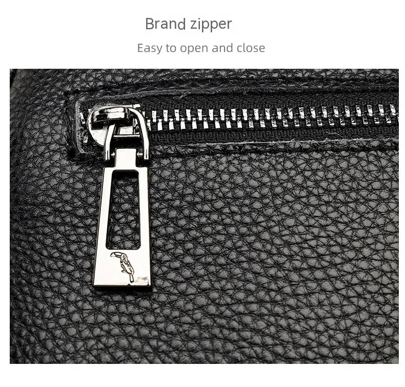 Bolso cruzado para mujer, diseño de moda espacial múltiple, gran capacidad, Material PU, bolso de hombro ligero