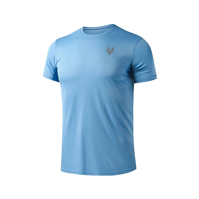 Camiseta para correr para hombre, camisetas deportivas de verano, camiseta, ropa de fútbol para hombre, camiseta de secado rápido, camiseta de entrenamiento para gimnasio y Fitness para hombre