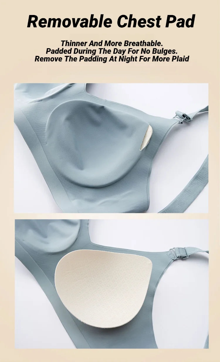 Sujetadores sin costuras para mujer, estilo fino, suaves, para lactancia, ropa interior cómoda, lencería con soporte, tallas grandes