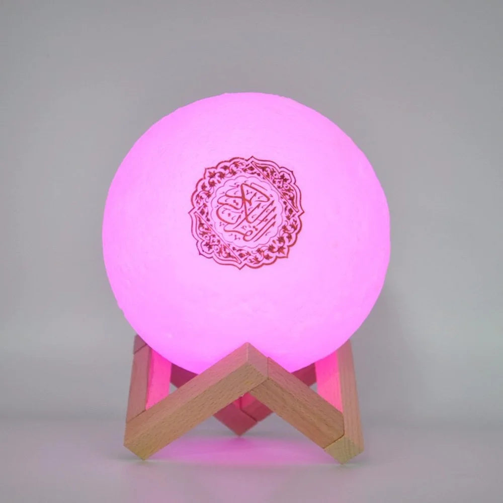 Azan-luz nocturna musulmana, Corán, portátil, inalámbrico, Caixa De Som, Altavoz Bluetooth, caja De sonido De música, lámpara sagrada Blutooth, Mini deflector