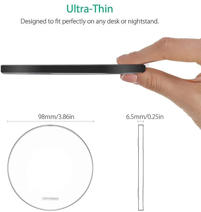 Cargador inalámbrico rápido de 100W, cargadores de teléfono móvil, soporte para iPhone 15, 14, 13, 12 Pro Max 8, estación de carga Samsung Xiaomi